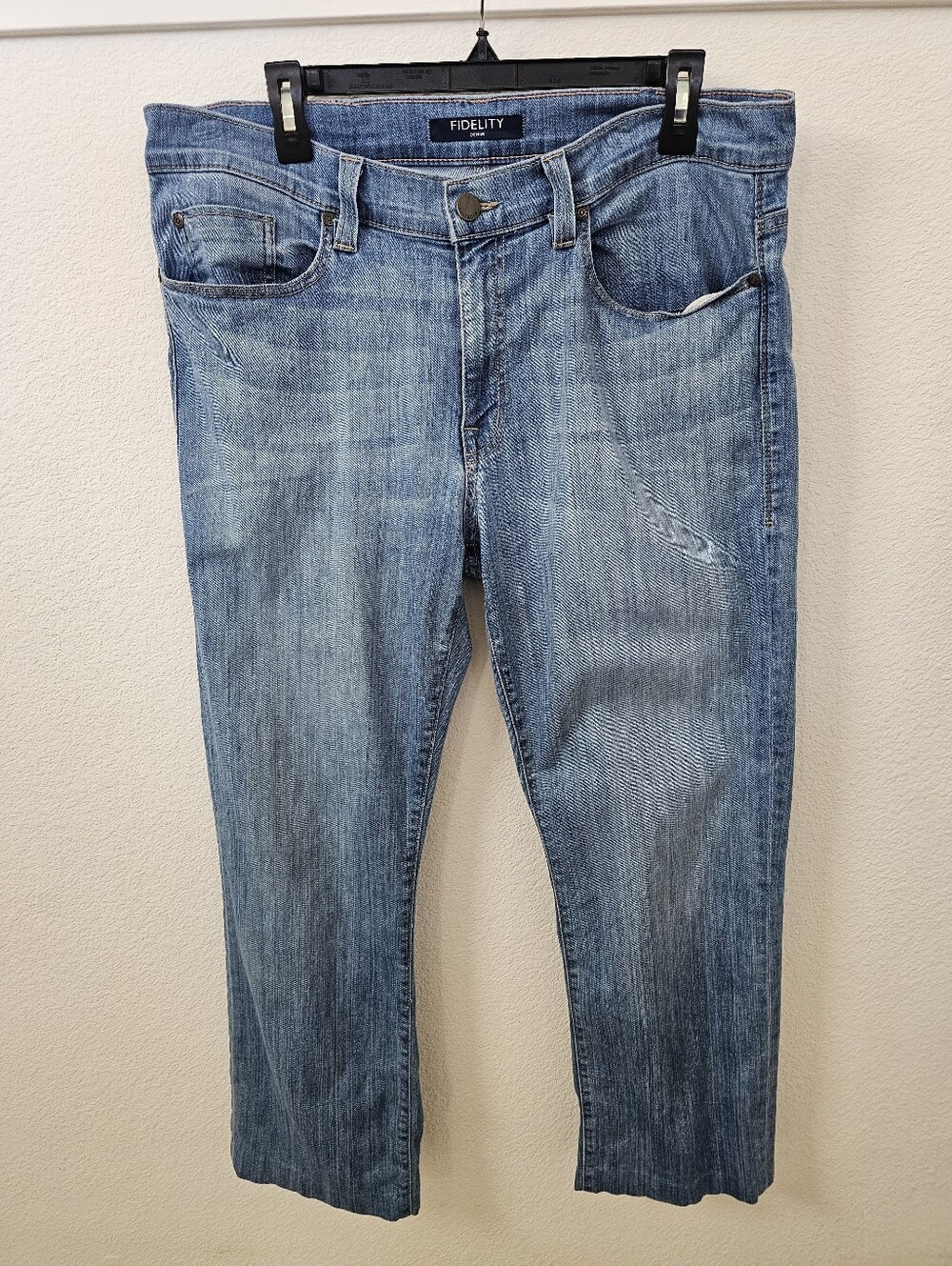 Fidelity Denim Men's 50-11 Relaxed Straight Leg Stretch Jeans Made in USA 36